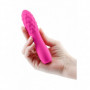 Vibratore vaginale in silicone dildo liscio piccolo mini fallo anale vibrante