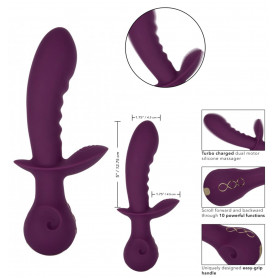Vibratore per punto G in silicone realistico dildo vibrante vaginale clitoride