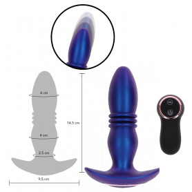 Vibratore anale in silicone butt plug dilatatore vibrante dildo indossabile sex