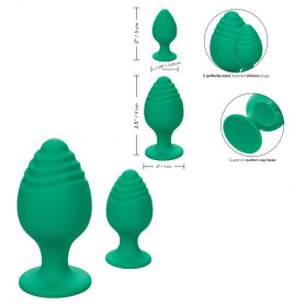 Plug anal butt kit in silicone set dilatatore indossabile mini maxi dildo liscio