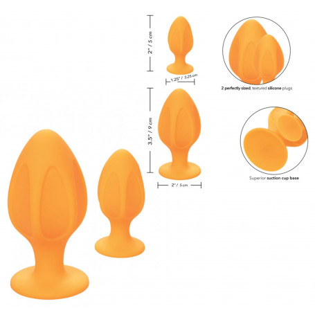 Plug butt anal in silicone kit dilatatore mini maxi set dildo liscio indossabile