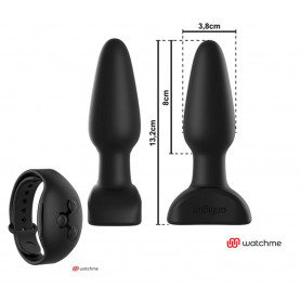 Vibratore anale in silicone butt plug dilatatore vibrante indossabile midi dildo