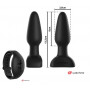 Vibratore anale in silicone butt plug dilatatore vibrante indossabile midi dildo