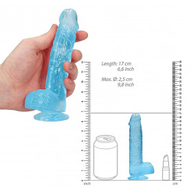 Fallo realistico con ventosa e testicoli mini dildo vaginale anale pene piccolo