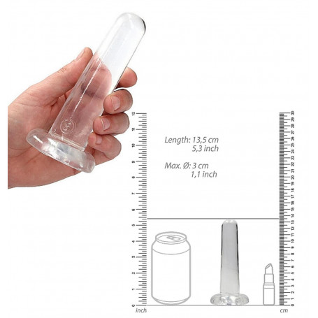 Fallo liscio con ventosa mini dildo classico vaginale piccolo pene finto anale