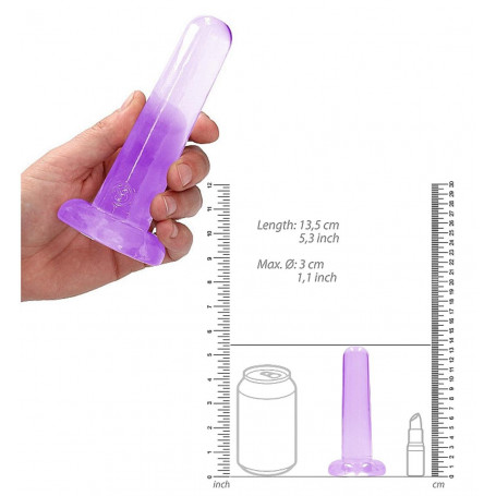 Fallo liscio vaginale mini dildo con ventosa piccolo pene finto classico anale