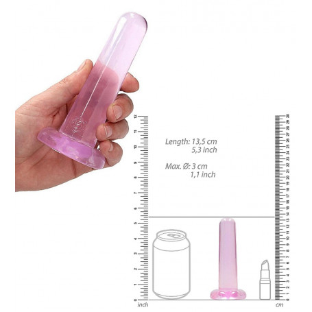 Fallo piccolo anale dildo liscio classico vaginale mini pene finto con ventosa