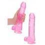 Fallo maxi vaginale dildo realistico anale grande pene finto XXL con ventosa big