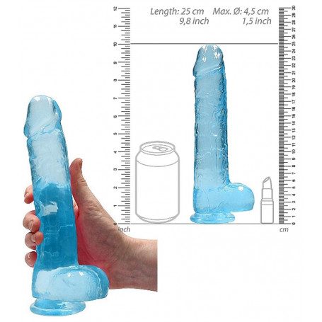 Fallo anale grande pene finto vaginale dildo realistico con ventosa e testicoli