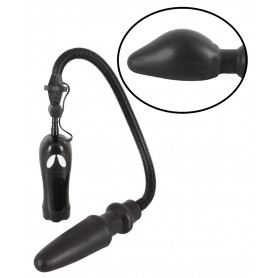 Plug anale gonfiabile vibrante in silicone dilatatore butt vibratore indossabile