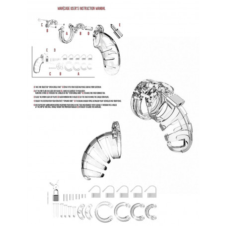 Cintura di castità maschile sadomaso cock cage restraint bondage costrittivo sex