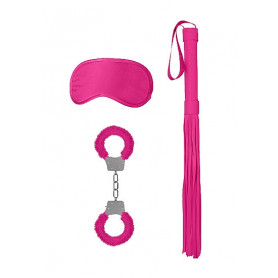 Kit soft bondage mascherina occhi manette frusta set bdsm per giochi sadomaso