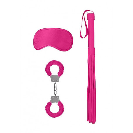 Kit soft bondage mascherina occhi manette frusta set bdsm per giochi sadomaso