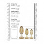Plug anale kit mini maxi dilatatore set grande butt piccolo dildo indossabile