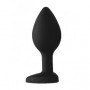 Plug anale piccolo dildo indossabile in silicone dilatatore mini butt con pietra