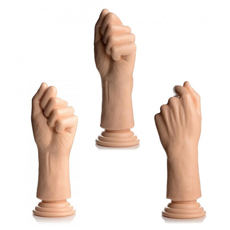 Pugno realistico per fisting fallo maxi con ventosa grande dildo anale vaginale