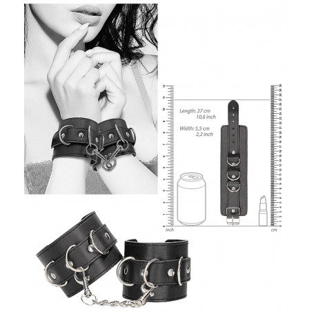 Manette sadomaso polsini bdsm sexy costrittivo schiavo fetish restraint bondage