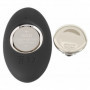 Plug anale vibrante in silicone dilatatore butt mini vibratore indossabile black