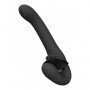 Vibratore doppio strap on dildo indossabile vaginale anale vibrante in silicone