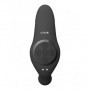 Vibratore triplo in silicone fallo anal a sfere dildo vibrante vagina clitoride