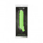 Guaina fallica prolunga per pene con anello testicoli Smooth Stretchy Penis Sleeve Glow in the Dark