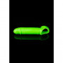 Guaina fallica prolunga per pene con anello testicoli Smooth Stretchy Penis Sleeve Glow in the Dark