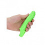 Guaina fallica prolunga per pene con anello testicoli Smooth Stretchy Penis Sleeve Glow in the Dark