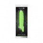 Guaina fallica con anello testicoli prolunga per pene Swirl Stretchy Penis Sleeve Glow in the Dark