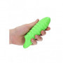 Guaina per pene prolunga fallica con anello testicoli Swirl Thick Stretchy Penis Sleeve Glow in the Dark