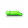 Guaina fallica realistica prolunga per pene con anello testicoli Smooth Thick Stretchy Penis Sleeve Glow in the dark