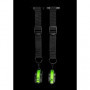 manette per porta door restraint kit glow in the dark neon greenblack