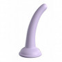 Fallo liscio piccolo vaginale anale in silicone dilatatore indossabile plug curious five