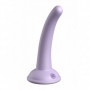 Fallo liscio piccolo vaginale anale in silicone dilatatore indossabile plug curious five