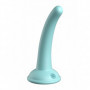 Fallo vaginale anale piccolo dilatatore in silicone plug indossabile curious five turchese