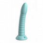 Fallo indossabile in silicone vaginale anale con ventosa Wild Thing 7 Inch turchese