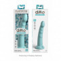 Fallo anale indossabile dildo vaginale in silicone Slim Seven 7 Inch turchese