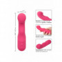 Vibratore vaginale anale clitoride in silicone liquido Pixies Curvy