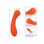 Vibratore vaginale in silicone dildo vibrante liscio per punto G fallo morbido