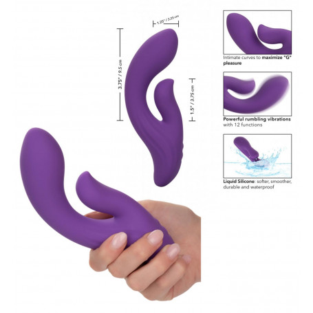 Vibratore rabbit dildo vibrante vaginale in silicone fallo stimolatore clitoride