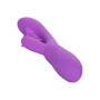 Vibratore rabbit in silicone dildo vibrante vaginale clitoride Butterfly Kiss Flutter viola