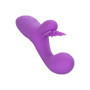 Vibratore rabbit in silicone dildo vibrante vaginale clitoride Butterfly Kiss Flutter viola