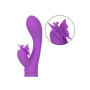 Vibratore rabbit in silicone dildo vibrante vaginale clitoride Butterfly Kiss Flutter viola