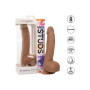 Fallo realistico vaginale anale con ventosa Silicone Studs 8 Inch caramel