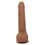 Fallo realistico vaginale anale con ventosa Silicone Studs 8 Inch caramel