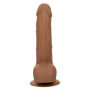 Fallo vaginale anale realistico dildo con ventosa Silicone Studs 6 Inch caramello