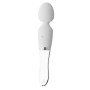 Vibratore wand in vetro e silicone massaggiatore vibrante vaginale anale corpo