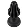 Plug anale big butt in silicone grande dilatatore morbido dildo indossabile nero
