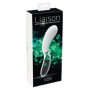 Vibratore vaginale anale in silicone e vetro Curve LED Vibrator