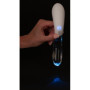 Vibratore vaginale anale in silicone e vetro Curve LED Vibrator