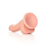 Fallo vaginale anale con ventosa e testicoli realistico dildo 7"